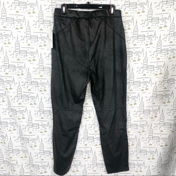 🆕 FREE PEOPLE Midnight Vegan Suede Skinny Pants - Picture 9 of 11